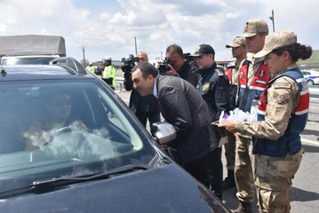 Şırnak, Mardin ve Bingöl'de emniyet kemeri denetimini yapıldı