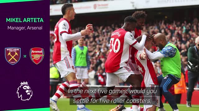 Arsenal have to 'handle the chaos' in top four race - Arteta