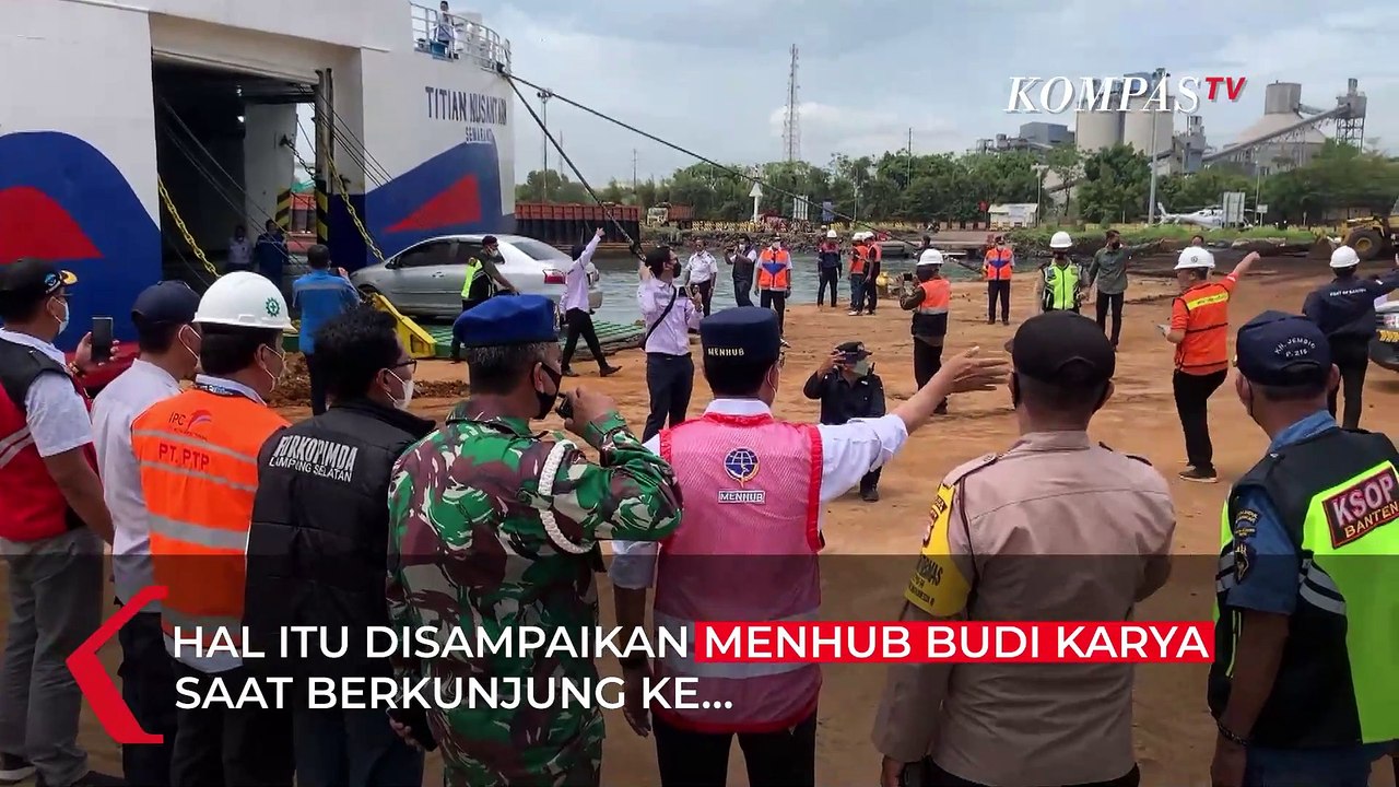 Pelabuhan Merak Padat, Menhub Budi Karya Sumadi Minta Ini ke Masyarakat