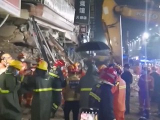 Changsha: 6-stöckiges Wohnhaus kollabiert