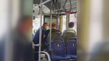 Halk Otobüsünde 'maske' tartışması