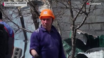 'One for all and all for one': solidarity in Ukrainian town after rocket strike