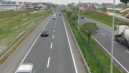 Tekirdağ'da İstanbul plakalı araç yoğunluğu