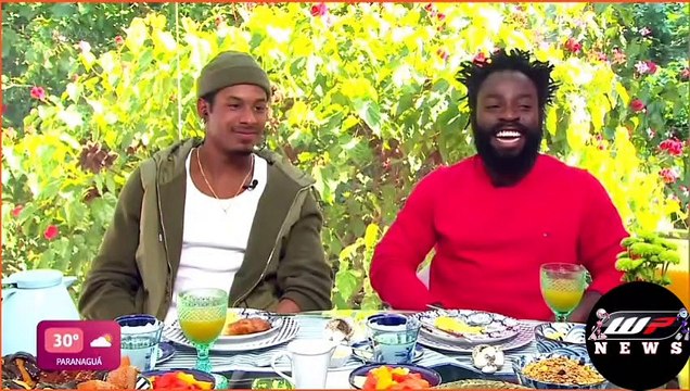 Paulo André e Douglas Silva no Mais Você com Ana Maria Braga