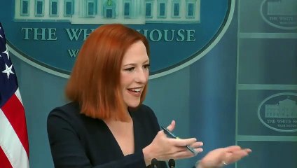 LIVE- White House briefing with Jen Psaki