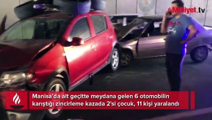 Alt geçitte can pazarı! 2'si çocuk 11 kişi yaralandı