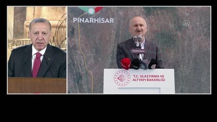 Cumhurbaşkanı Erdoğan: "Pınarhisar, hayatımdaki en önemli dönüm noktalarından birini yaşadığım ilçedir"