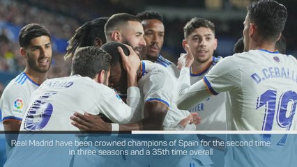 Breaking News - Real Madrid clinch LaLiga title