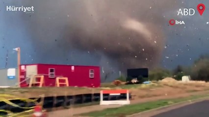 ABD'de hortum: 100'e yakın ev hasar gördü