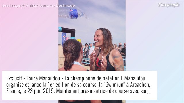 Laure Manaudou à la plage avec ses fils : tendresse, jeux dans le sable et Tortues Ninja