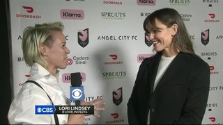 Jennifer Garner shares her excitement to support the club in their regular season home opener