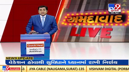 Police use Foot patrolling and drones in sensitive areas to maintain harmony _ Ahmedabad _ TV9News