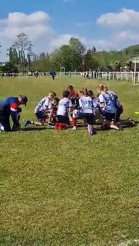Célébration Victoire ! FC Varenne / ES Tourville (championnat U13 D1 le 30/04/2022)