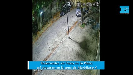 Robaruedas sin control en el casco urbano platense