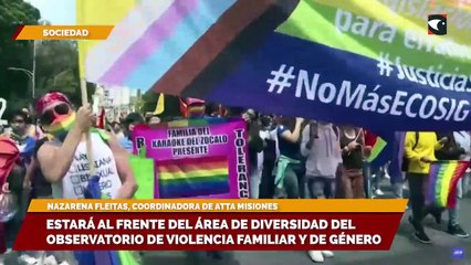 Estará al frente del área de diversidad del observatorio de violencia familiar y de género