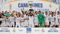 Real Madrid lifts LaLiga trophy for the 35th time