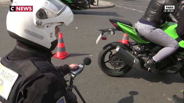 Nuisances sonores : une patrouille pour contrôler le bruit des deux roues