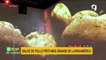 Mall del Sur: Conozca el balde de pollo frito más grande de Latinoamérica