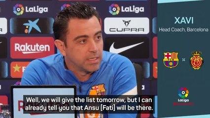 Download Video: 'Special' Fati is important for Barcelona - Xavi