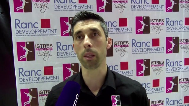 Interview maritima: André Sa après la victoire d'Istres Volley contre Saint-Dié