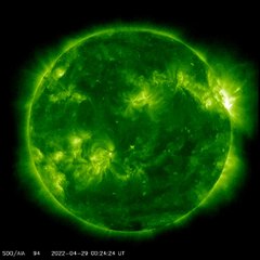 Plasma Fountain, The Sun Today April 30th 2022