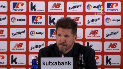 Simeone: "Nos falta frescusa y contundencia"