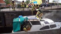 Gewonden bij brand op pleziervaartuig in Zwartsluis