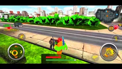 Incredible Green Battle Hero Miami City Gangster Crime Battle Android Gameplay