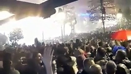 Trabzonlu Bakan Soylu bordo mavili taraftarlarca yuhalandı