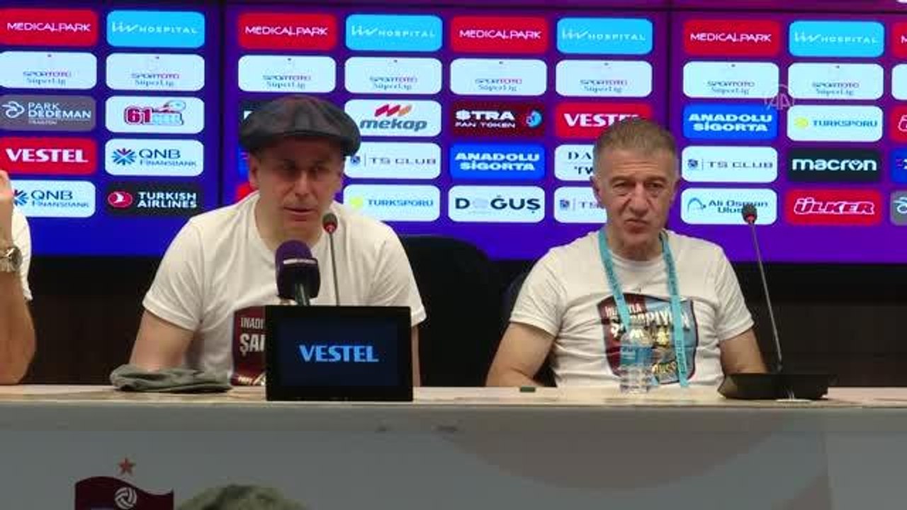 Trabzonspor-Fraport TAV Antalyaspor maçının ardından - Abdullah Avcı