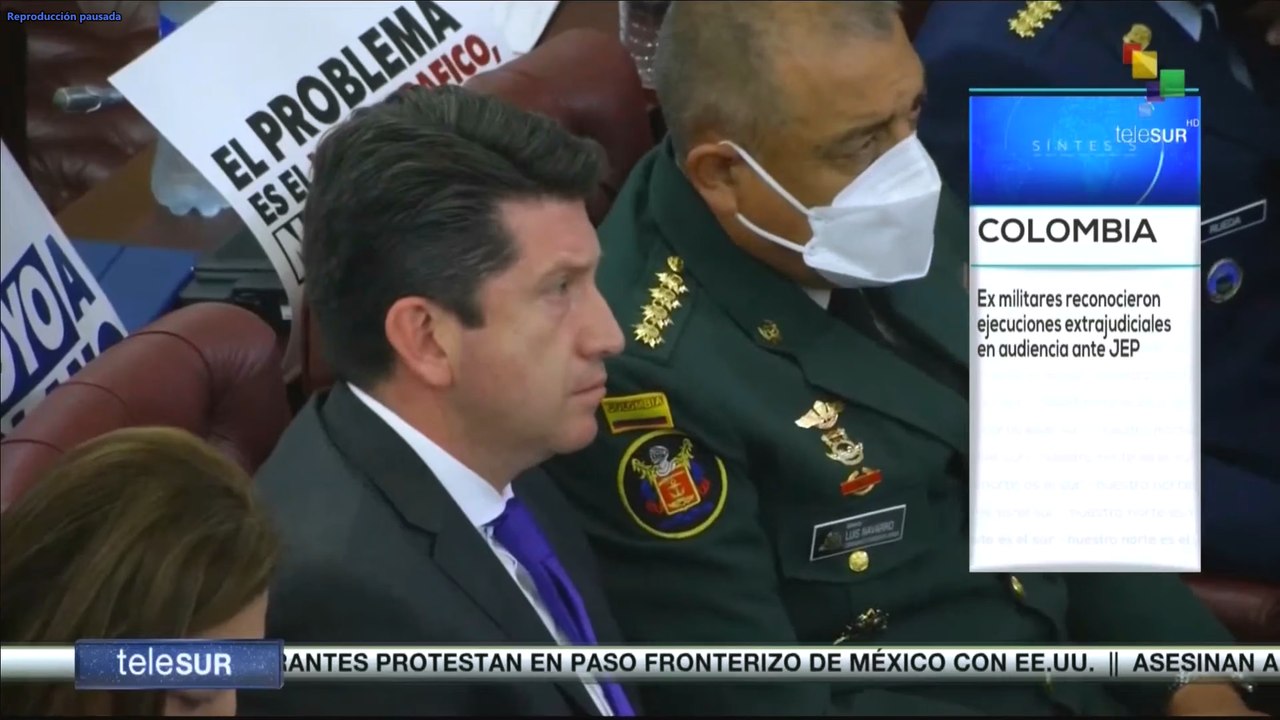 Síntesis 30-04: Exmilitares colombianos admiten ejecuciones extrajudiciales de la JEP