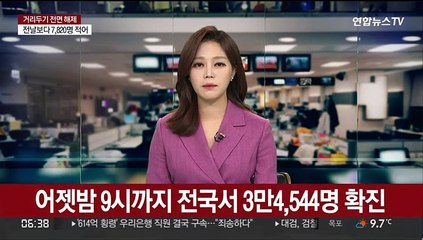 어젯밤 9시까지 전국서 3만4,544명 확진