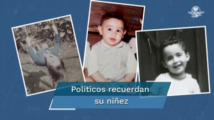 En día del Niño políticos presumen su infancia