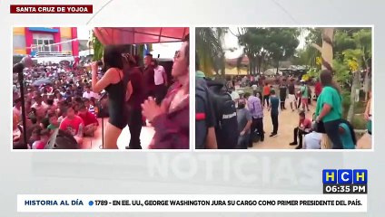 ¡Ambientazo! en la feria y coronación de la reina juvenil en Santa Cruz de Yojoa