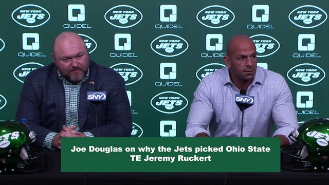 Joe Douglas Explains Why Jets Picked Jeremy Ruckert in 2022 NFL Draft