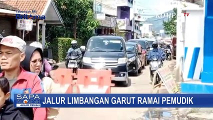 Ramai Mobil dari Luar Kota, Sistem Buka-Tutup di Jalur Limbangan Efektif Urai Arus Mudik!