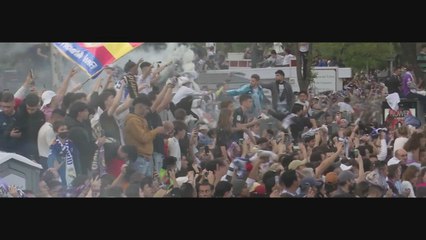 Real Madrid celebrate LaLiga title in style with victory parade