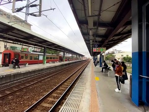 Taiwan Railway Hukou Station EMU900 enters the station #忠駝論壇 #fyp #fypシ #foryou #foryou #onlyinmycalvins