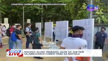 Mahigit 20,000 trabaho, alok sa Job Fair sa Arroceros Forest Park sa Maynila | News Live
