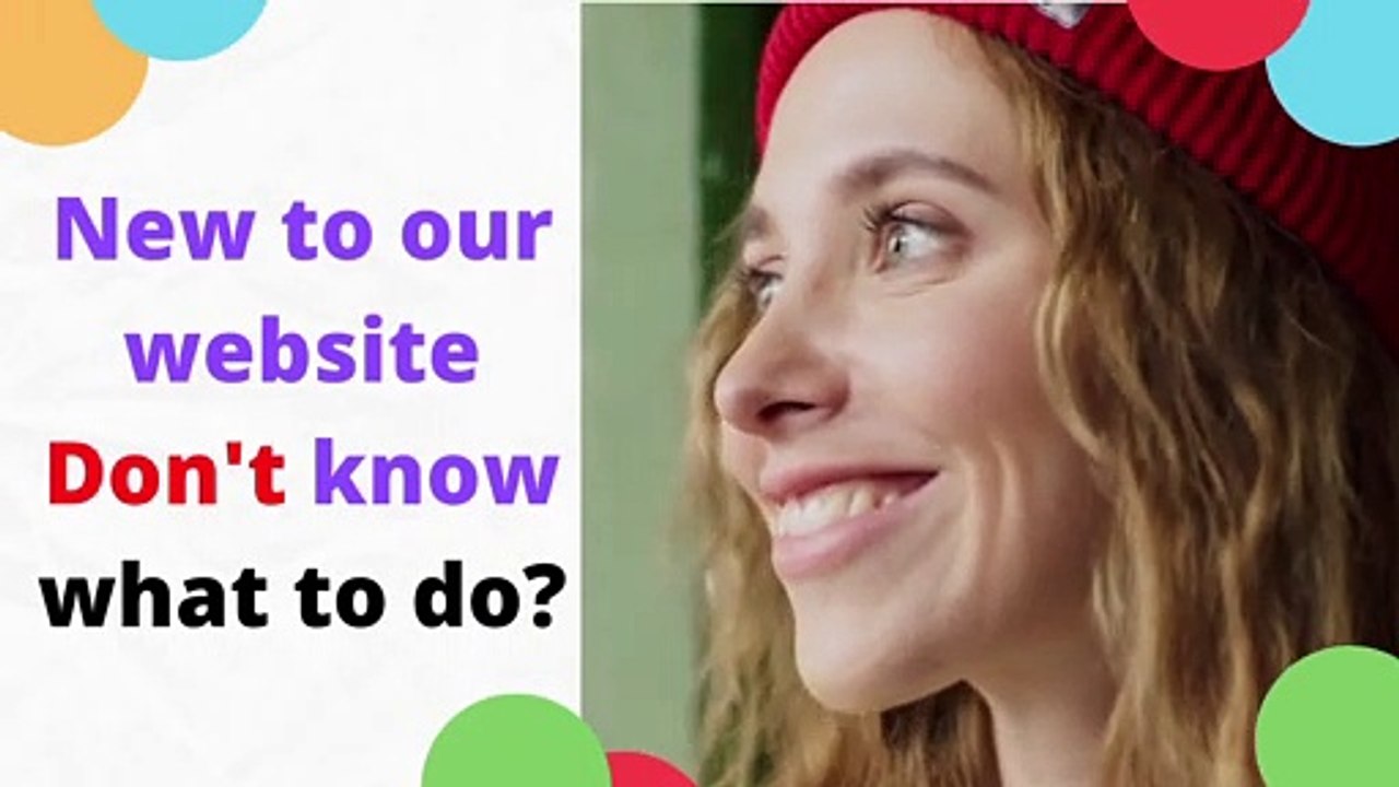 New to our website
