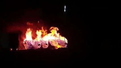 केमिकल का टैंकर धधका, रिसाव से दहशत