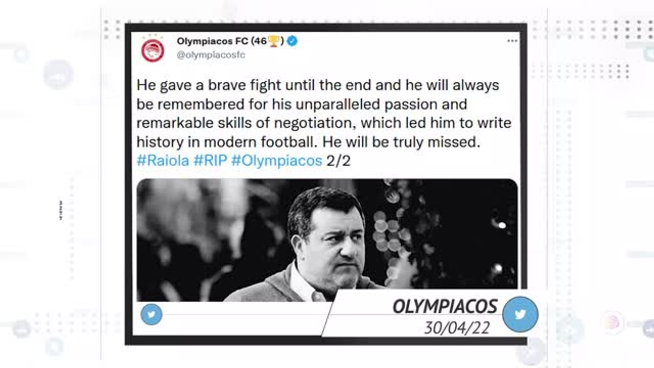 Socialeyesed: Football pays tribute to leading agent Mino Raiola