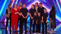 Kid choir sing EMOTIONAL song for parents serving in the Armed Forces - Auditions - BGT 2022