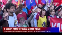 1 Mayıs Emek ve Dayanışma Günü kutlanıyor: Taksim'de sıkı önlemler alındı