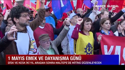1 Mayıs Emek ve Dayanışma Günü kutlanıyor: Taksim'de sıkı önlemler alındı