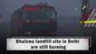 Bhalswa landfill site in Delhi still burning