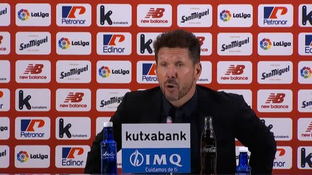 Simeone: La responsabilidad de entrar en Champions o no depende absolutamente de mí