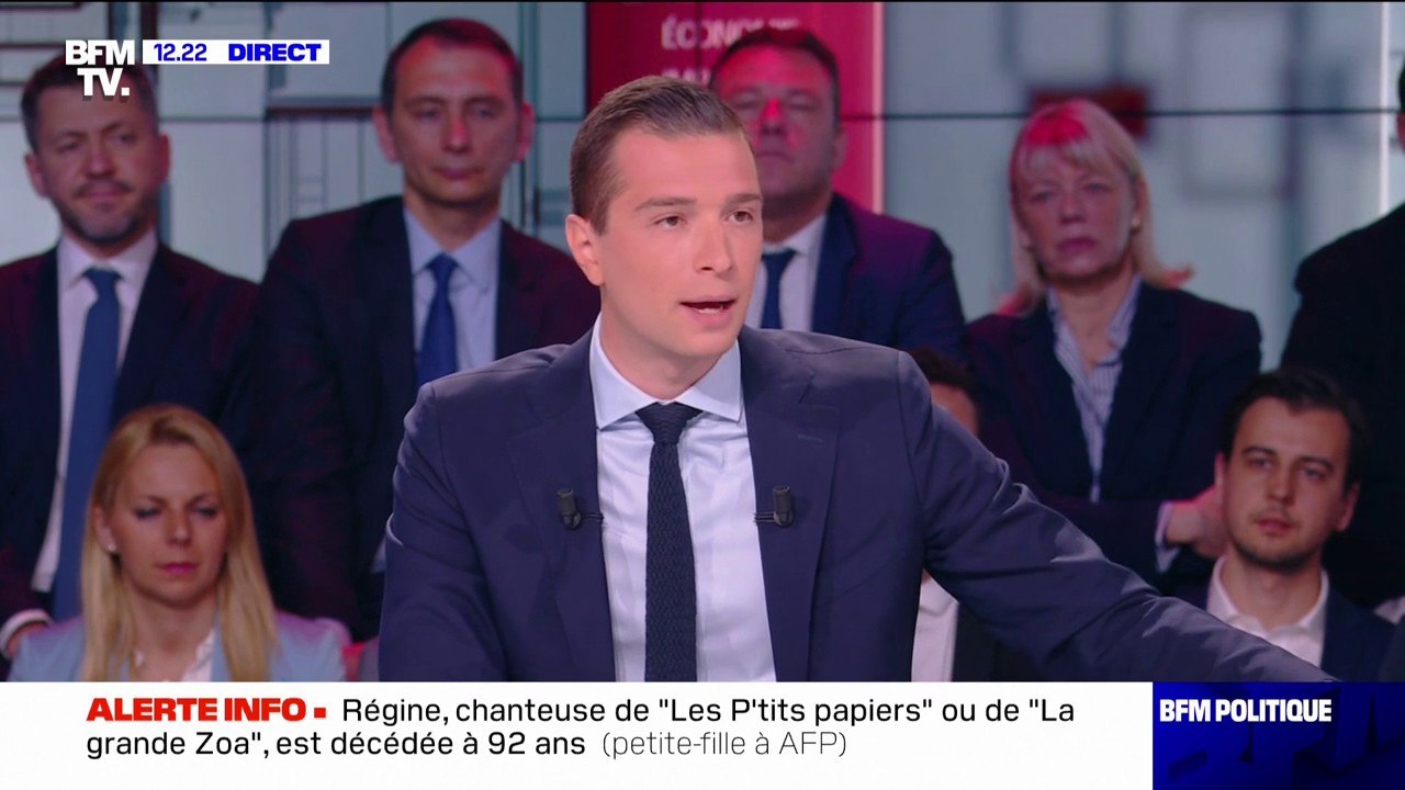 Jordan Bardella: "C'est normal que Jean-Luc Mél...