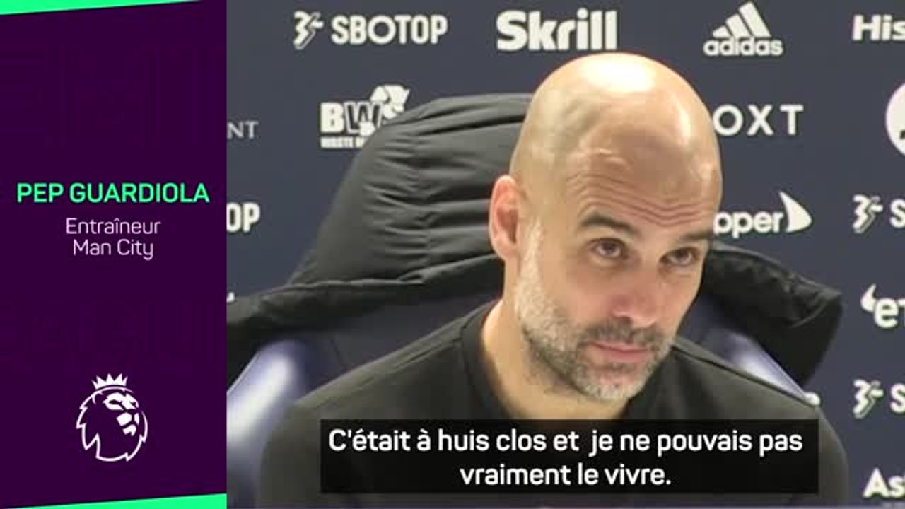 35e j. - Guardiola : “Si nous gagnons tout, nous serons champions”