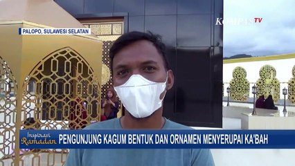 Masih Dalam Proses Pengerjaan, Replika Kabah di Masjid Agung Luwu Palopo Ramai Dikunjungi Warga